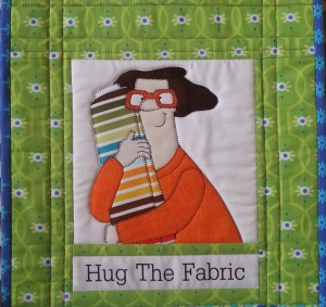 Hug the fabric